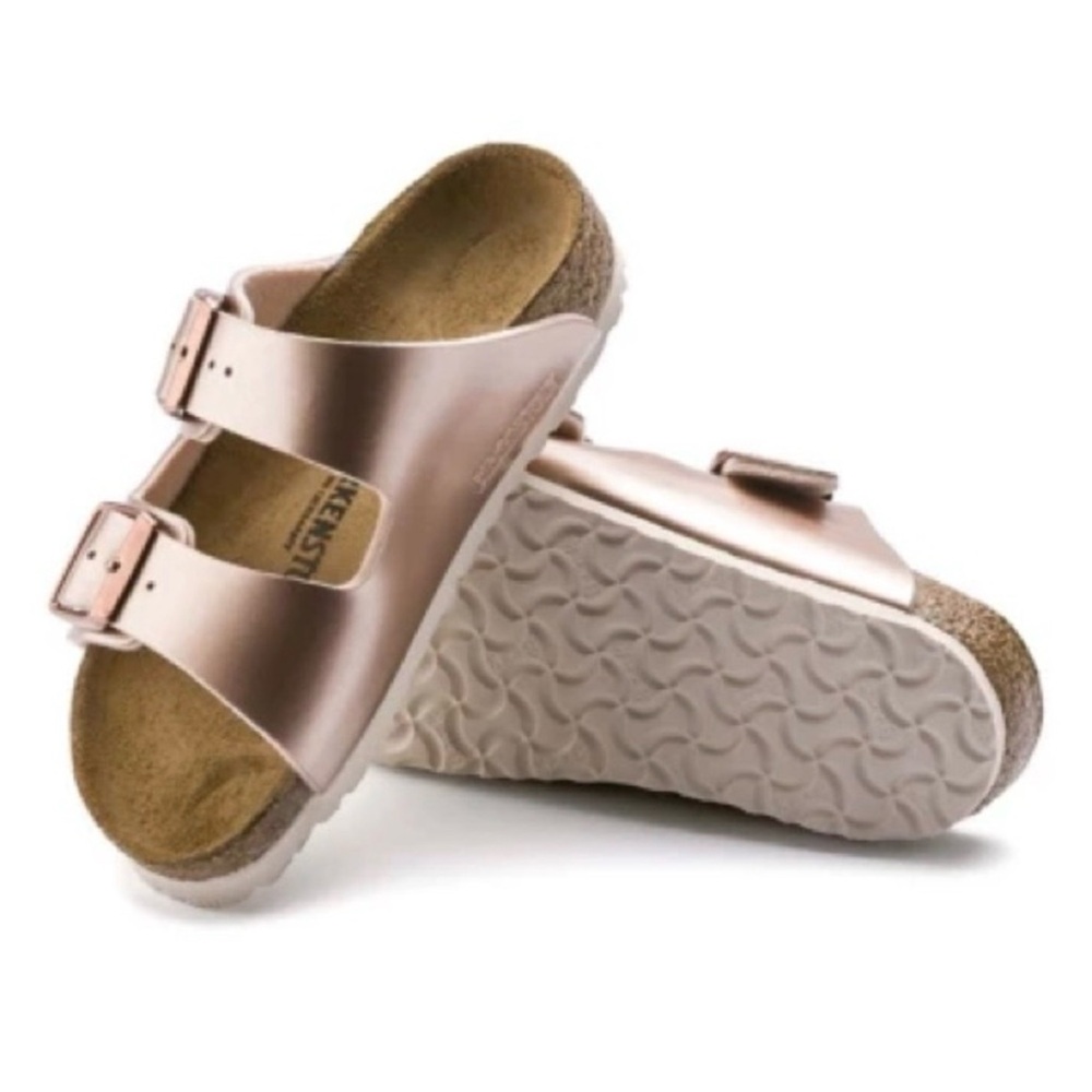 Birkenstock Arizona Rose Gold Sandals Size 31 or US 13-13.5